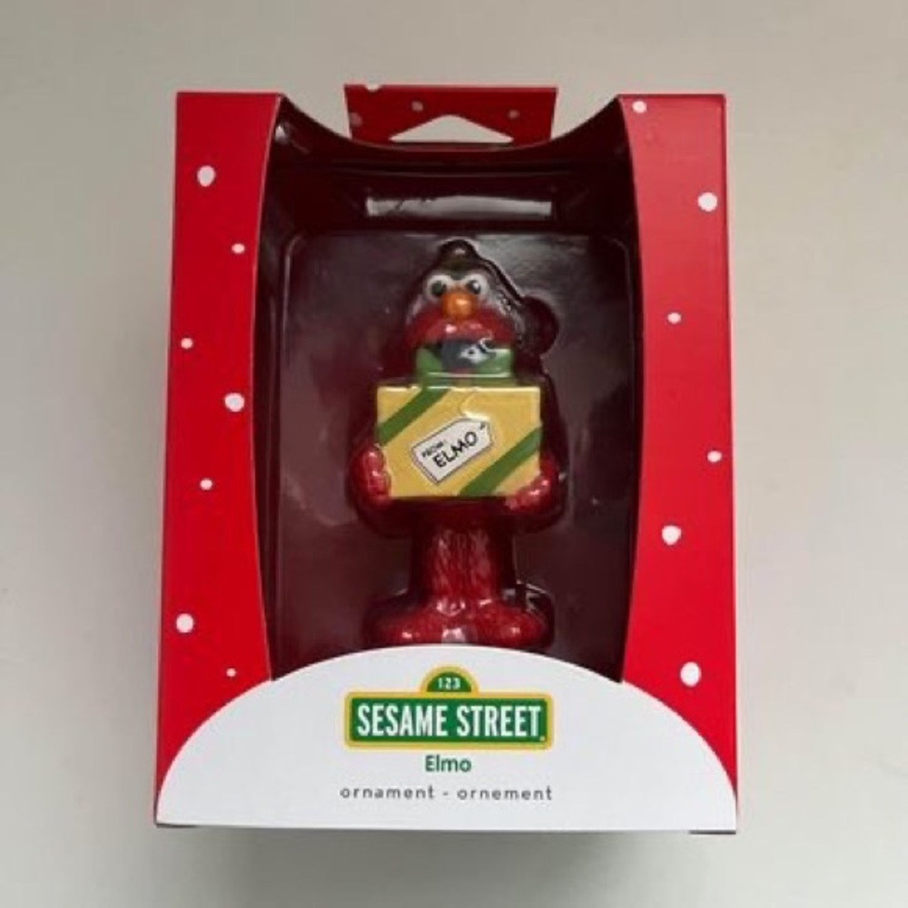 Brand New heirloom Sesame Street Elmo Ornament